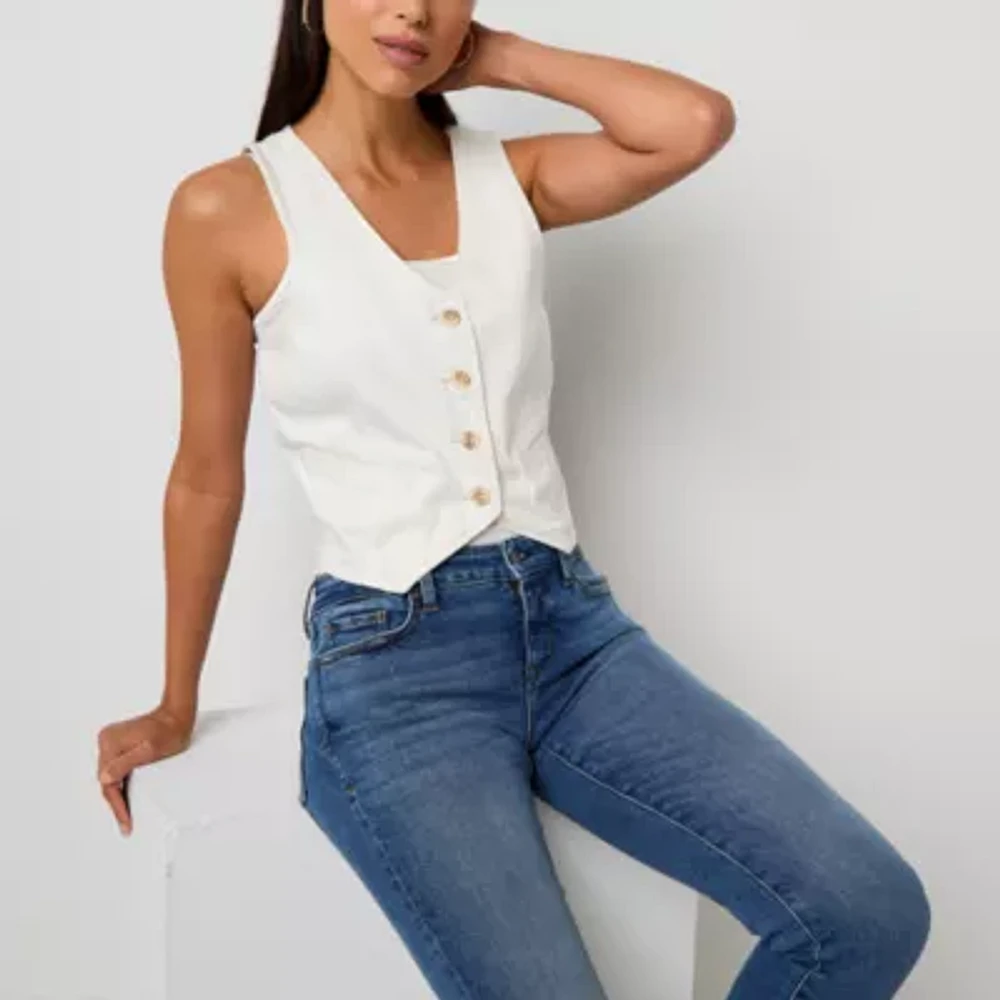 a.n.a Soft Drape Womens Vest