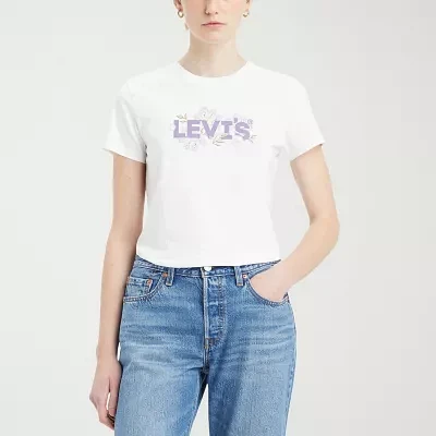 Levi's The Perfect Tee Womens Crew Neck Short Sleeve T-Shirt