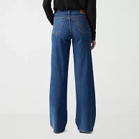 Levi's Womens Mid Rise Wide Leg Jean