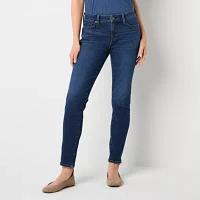 a.n.a Womens Mid Rise Skinny Fit Jean