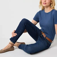 a.n.a Womens Mid Rise Skinny Fit Jean