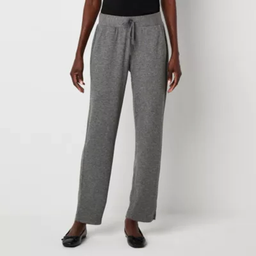 Liz Claiborne Womens Mid Rise Jogger Pant