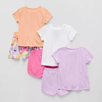 Okie Dokie Toddler & Little Girls 6-pc. Short Set