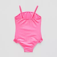 Okie Dokie Toddler & Little Girls Shimmer One Piece Swimsuit