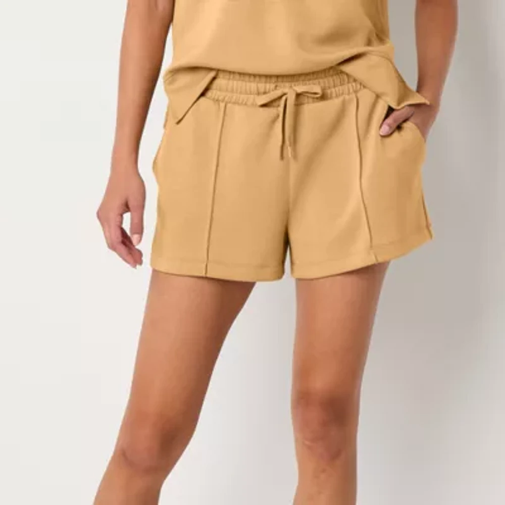 Stylus Womens High Rise Pull-On Short