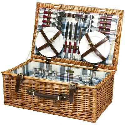 Picnic Time® Newbury Picnic Basket for Four