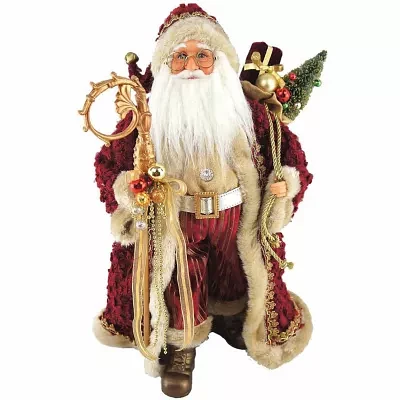 Hand Painted Santa Figurine