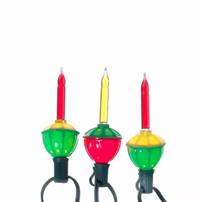 Kurt Adler Multi-Colored Bubble Light Set