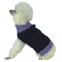 The Pet Life Oval Weaved Heavy Knitted Fashion Designer Dog Sweater