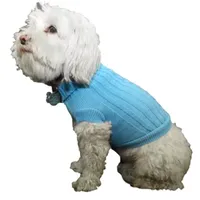 The Pet Life Heavy Cotton Rib-Collared Sweater