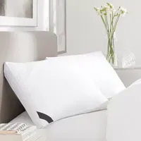 Queen Street Elite 300 Thread Count Cotton Sateen Allergen Barrier Down Alternative Firm Density Pillow