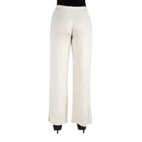 24/7 Comfort Apparel Comfortable Solid Palazzo Pants