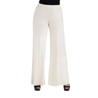 24/7 Comfort Apparel Comfortable Solid Palazzo Pants