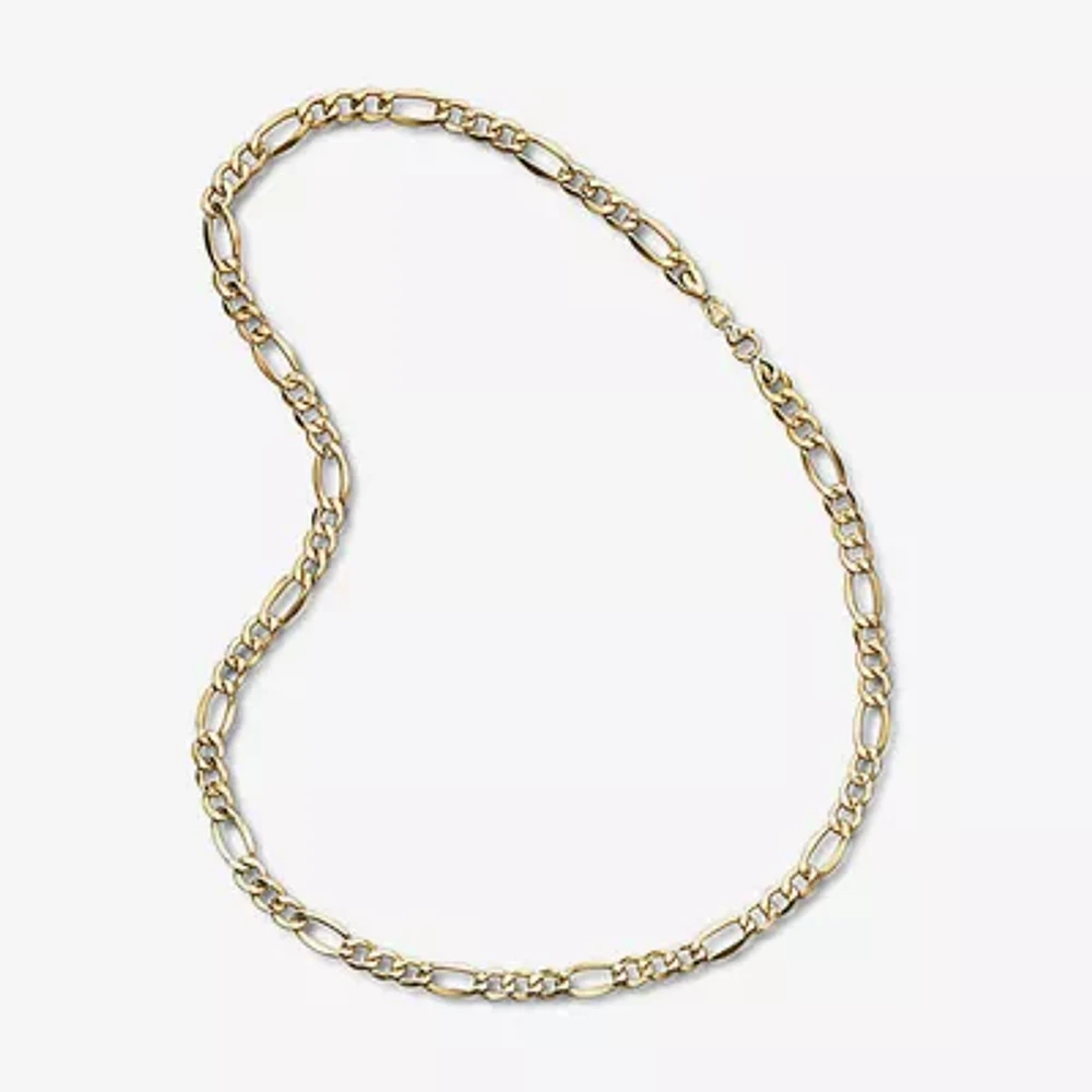 Made in Italy Mens 22 Inch 10K Gold Link Necklace