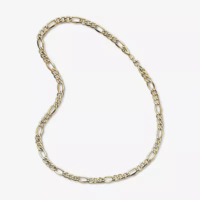 Made in Italy Mens 22 Inch 10K Gold Link Necklace
