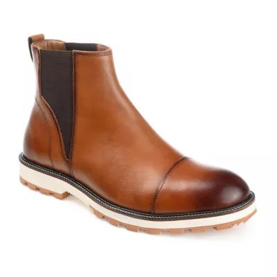 Thomas And Vine Mens Jaylon Block Heel Chelsea Boots