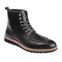 Thomas And Vine Mens Mitchell Flat Heel Lace-Up Boots