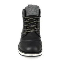 Territory Mens Raider Flat Heel Lace-Up Boots