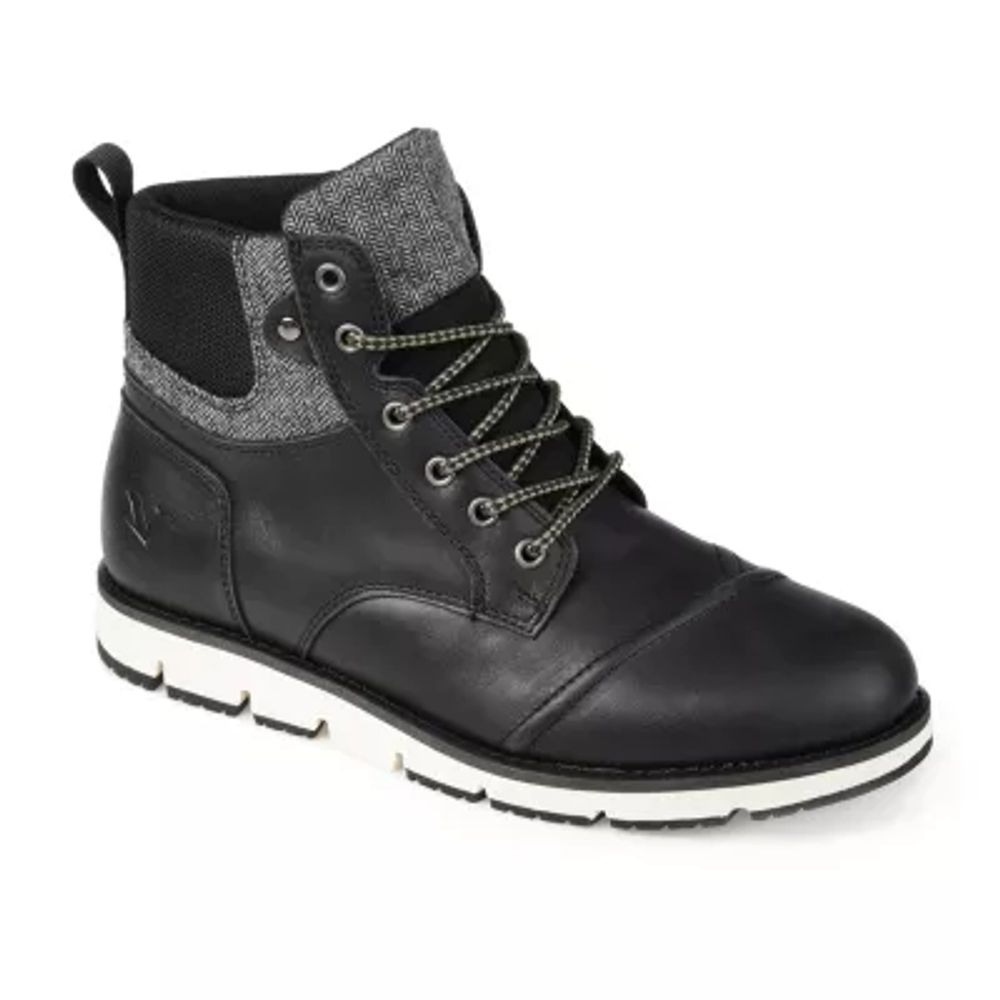 Territory Mens Raider Flat Heel Lace-Up Boots