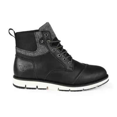 Territory Mens Raider Flat Heel Lace-Up Boots