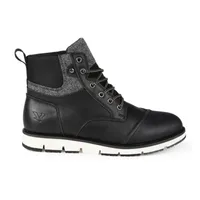 Territory Mens Raider Flat Heel Lace-Up Boots