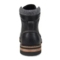 Territory Mens Yukon Block Heel Lace-Up Boots