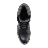 Territory Mens Yukon Block Heel Lace-Up Boots