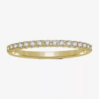 1/7 CT.T.W. Natural Diamond 10K or 14K Gold Band Ring