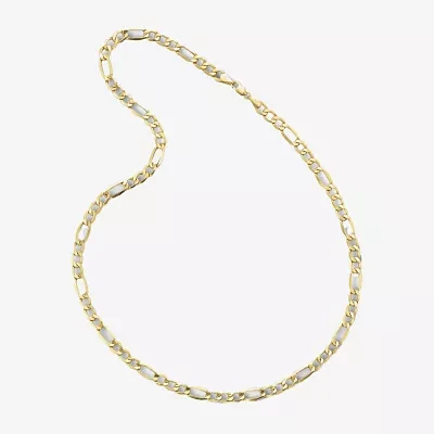 10K Yellow Gold 20" Hollow Figaro Chain