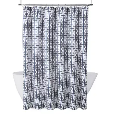 Liz Claiborne Greek Key Shower Curtain