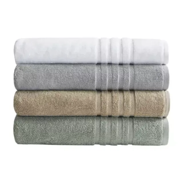 Madison Park Aer Jacquard Cotton 6-piece Antimicrobial Bath Towel Set