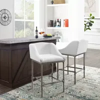 Dillon Counter Height Upholstered Bar Stool