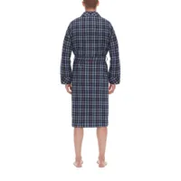 Residence Mens Flannel Long Sleeve Length Robe