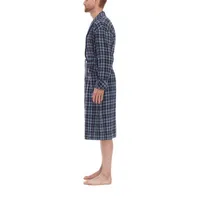 Residence Mens Flannel Long Sleeve Length Robe