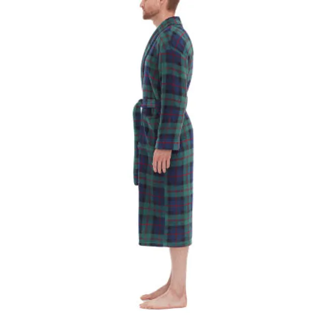 Residence Mens Flannel Long Sleeve Long Length Robe - JCPenney