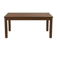 Arcadian Rectangular Wood-Top Dining Table
