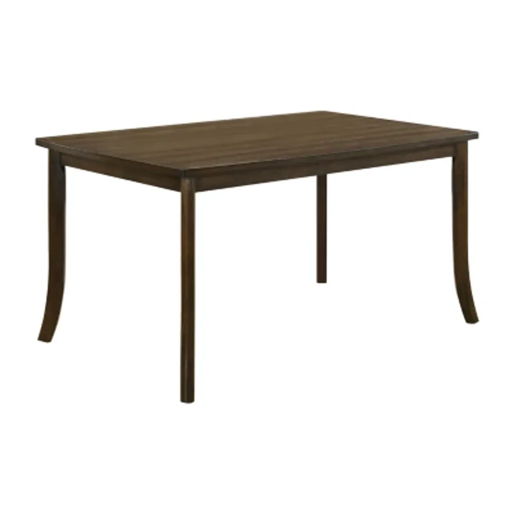 Nayes Rectangular Wood-Top Dining Table