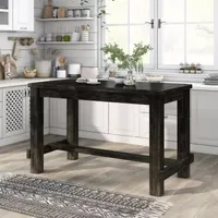 Dimond Rectangular Wood-Top Dining Table