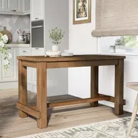 Dimond Rectangular Wood-Top Dining Table