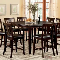 Foray 9-pc. Counter Height Rectangular Dining Set