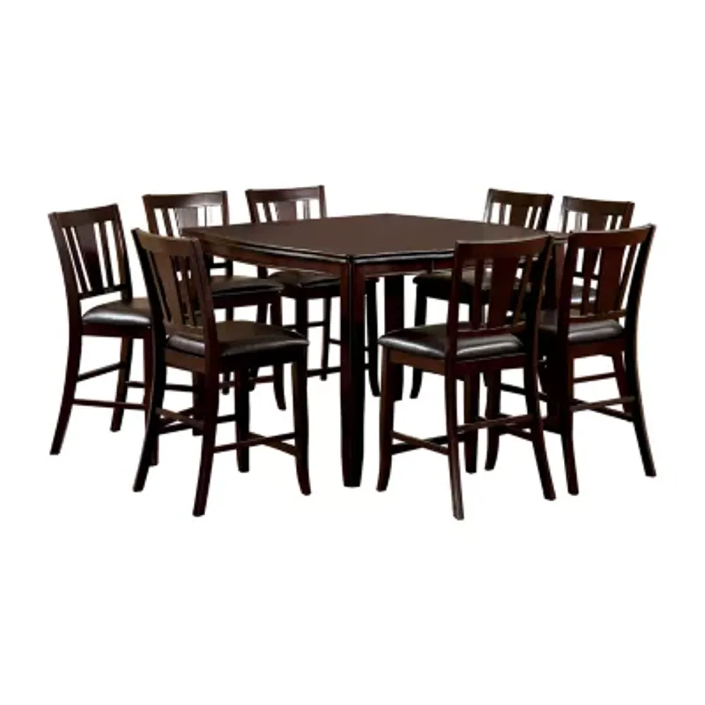 Foray 9-pc. Counter Height Rectangular Dining Set