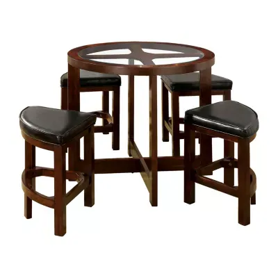Holde 5-pc. Counter Height Round Dining Set
