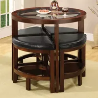 Holde 5-pc. Counter Height Round Dining Set