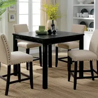 Delilah 5-pc. Counter Height Square Dining Set