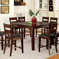 Kikre 9-pc. Counter Height Rectangular Dining Set