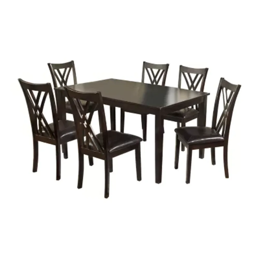 Linn 7-pc. Rectangular Dining Set