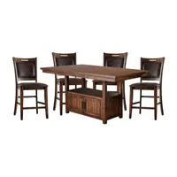 Mengo 5-pc. Counter Height Rectangular Dining Set