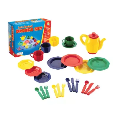 Educational Insights Dishes Set  (Set Of 25) Play Kitchen