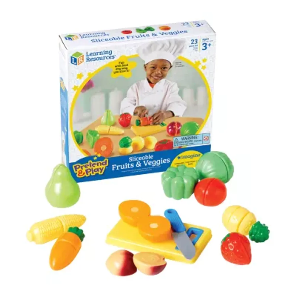 Learning Resources Pretend & Play® Sliceable Fruits & Veggies