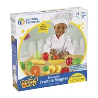 Learning Resources Pretend & Play® Sliceable Fruits & Veggies